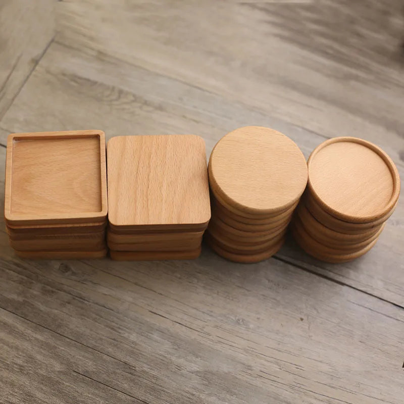 Solid Walnut Wood Coaster