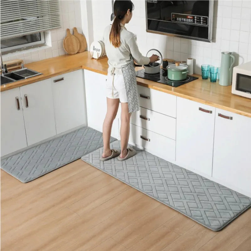 Diamond Memory Foam Bath Mat