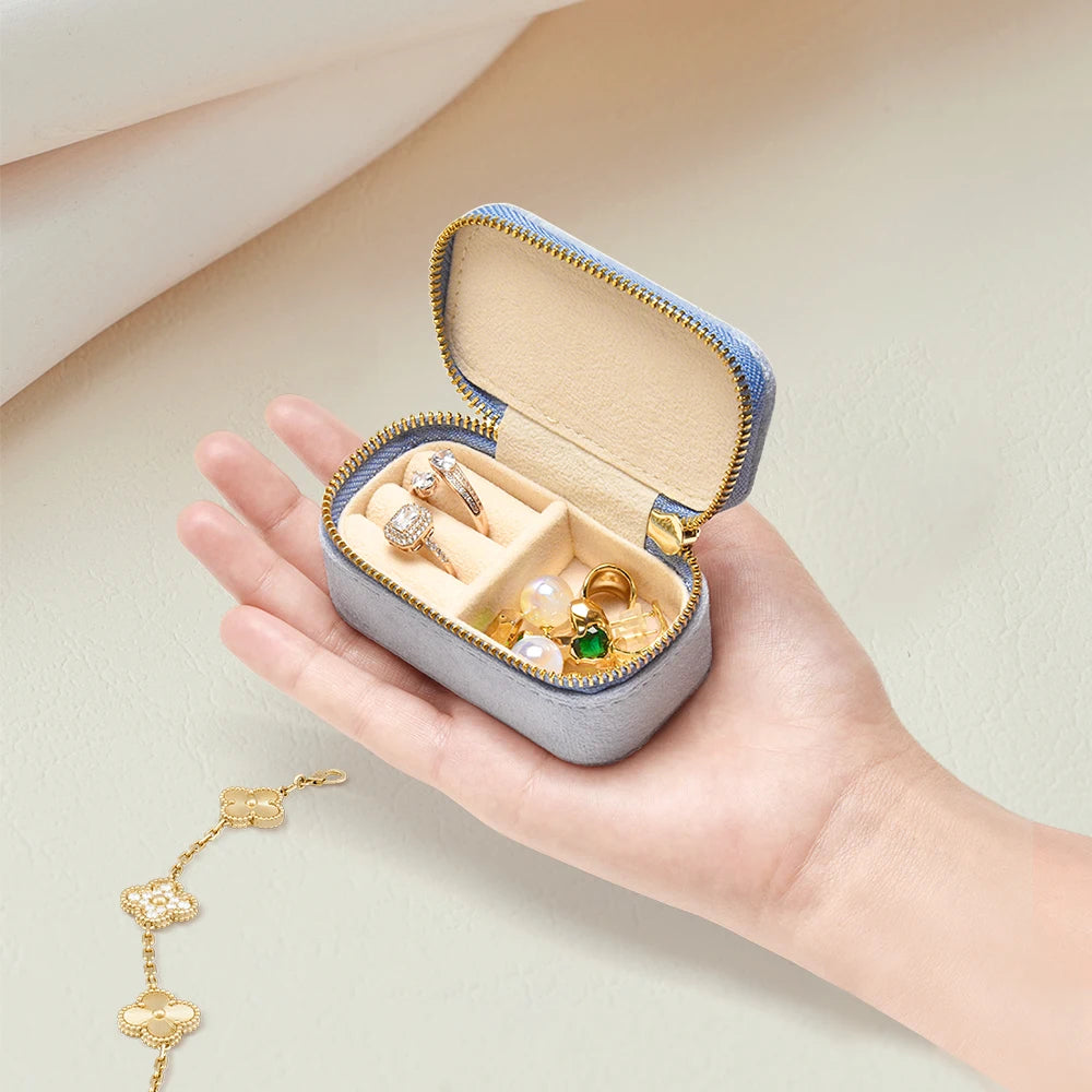 Velvet Mini Jewelry Box