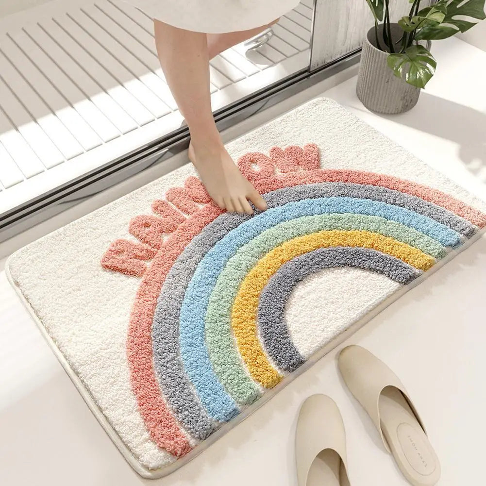 Lovely Absorbent Bathroom Mat