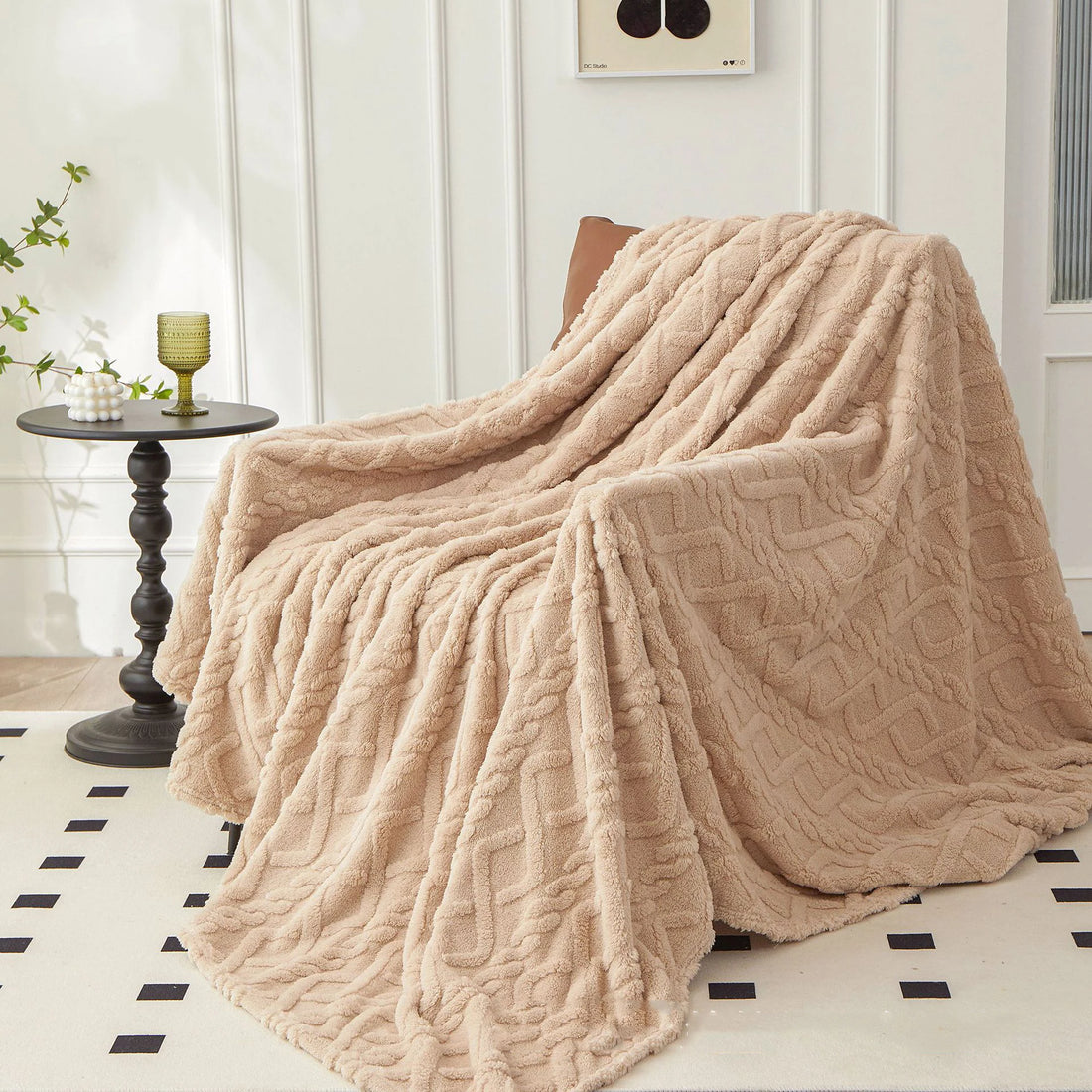 Winter Lamb Fleece Blanket