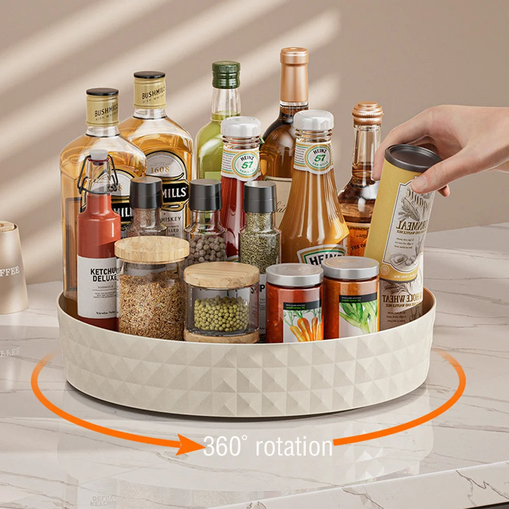 Rotating Seasoning Storage Rack