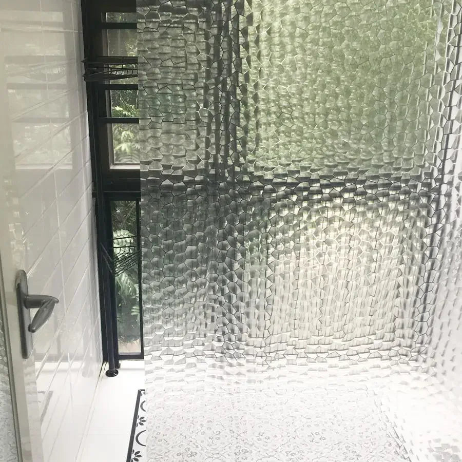 Waterproof 3D Transparent Shower Curtain