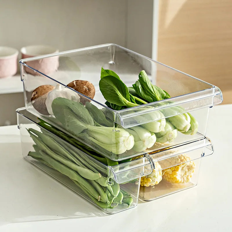 Storage Box Clear Fridge Organizer