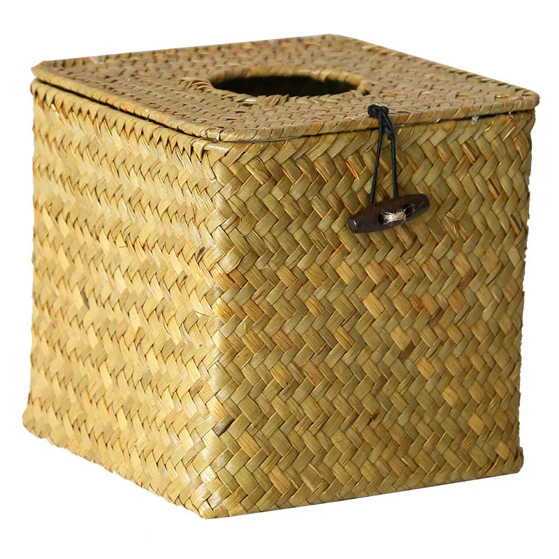 Woven Rattan Napkin Holder