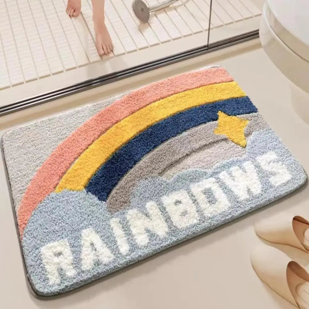 Lovely Absorbent Bathroom Mat