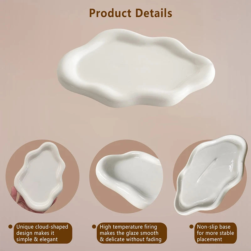 Creative Cloud Shape Ceramic Plate