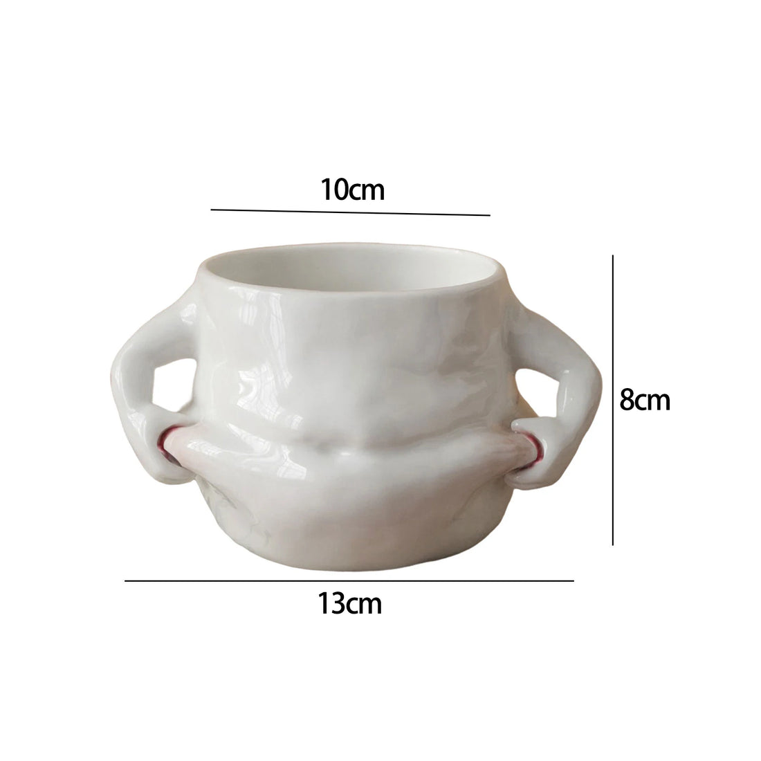 Creative pinch belly shaped Mug