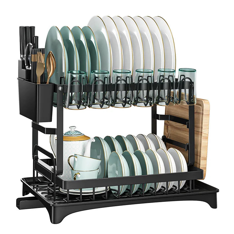 Kitchen Dish Drainer Storage Rack