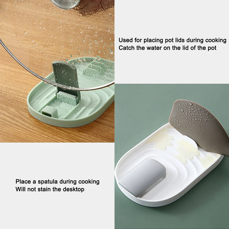 Polychrome Foldable Spoon Rests & Pot Clips