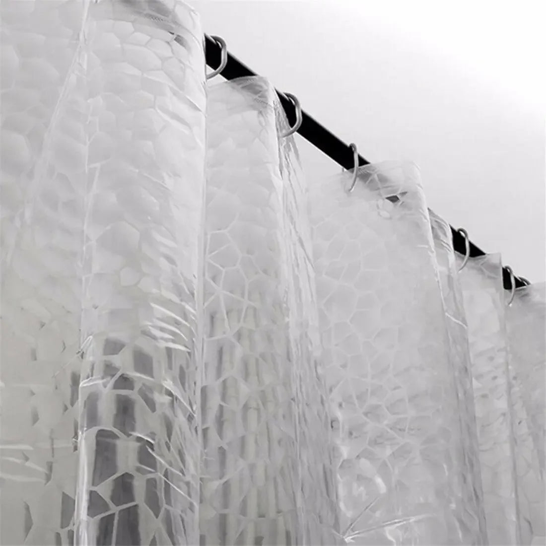 Waterproof 3D Transparent Shower Curtain