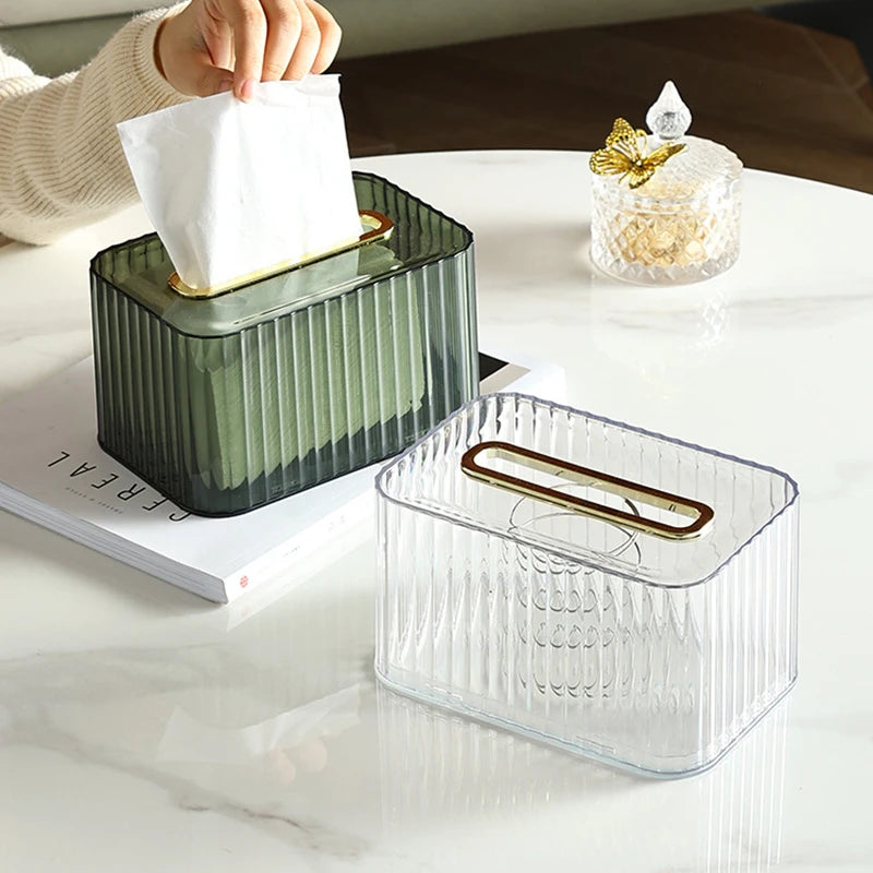 Light luxury Tissue box