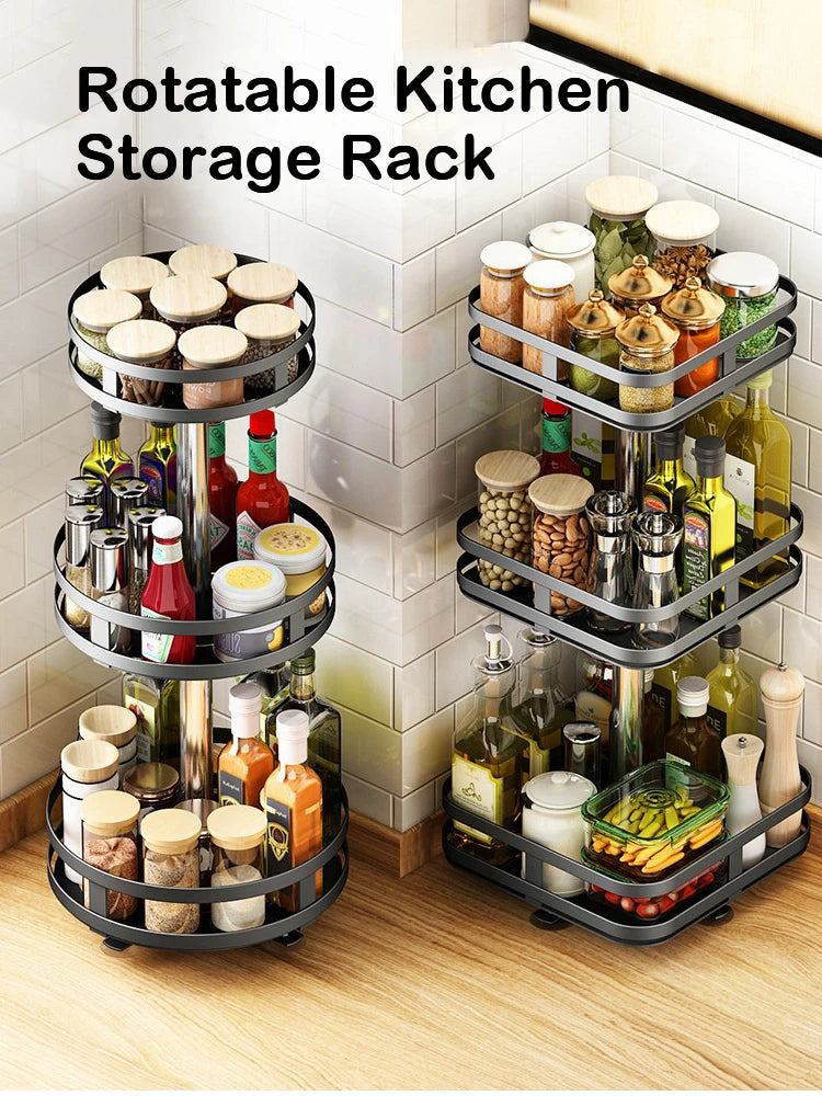 Rotatable Kitchen Storage