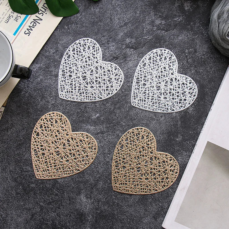 Heart Drink Cup Coasters