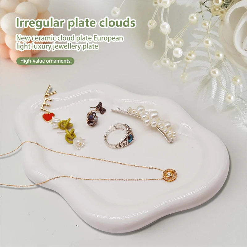 Creative Cloud Shape Ceramic Plate