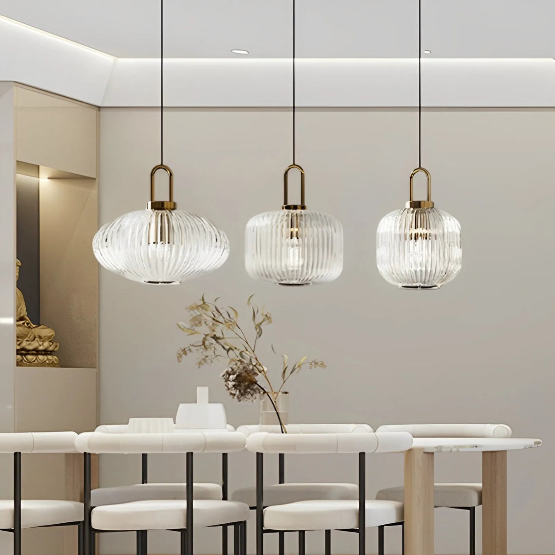 Nordic Minimalist Glass Pendant Lights