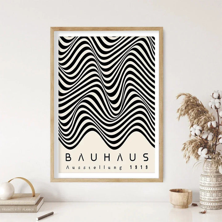 Minimalist Wall Art Bohemian Bauhaus Abstract