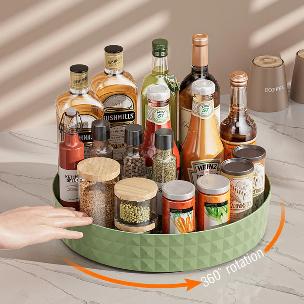 Rotating Seasoning Storage Rack