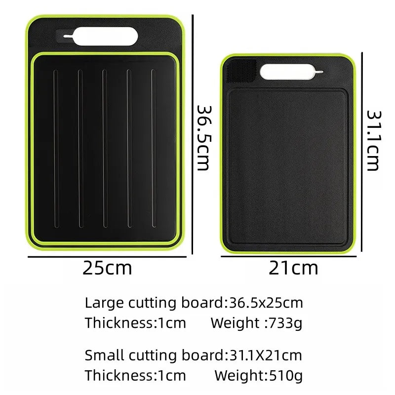 Multi-functional Double-sided cutting board