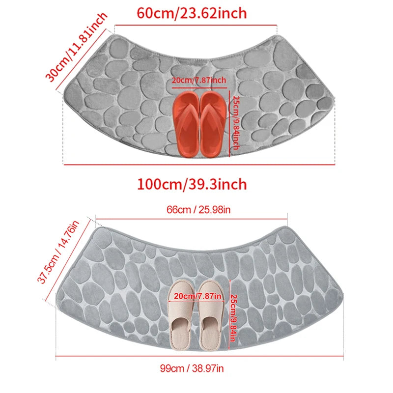 Bathroom Curve Mat