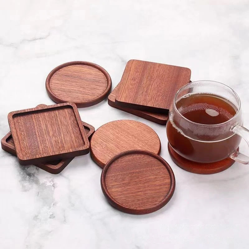 Solid Walnut Wood Coaster